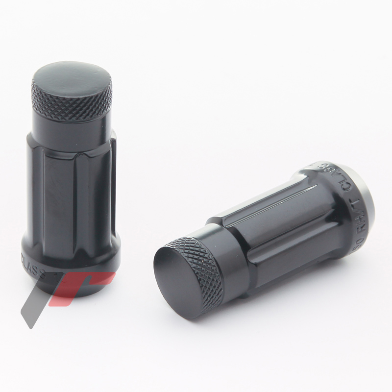 Ecrous JN3 Noirs en Acier Forgé M12x1.25 (Pack de 20)