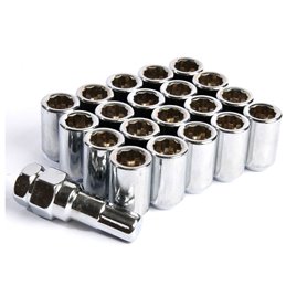 Ecrous M12x1.5 | Renforcés, Chromés, Empreinte Interne (Pack de 20)