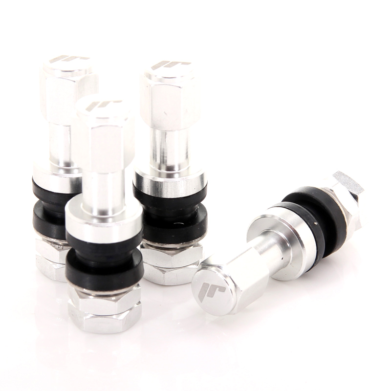 Valves en Aluminium - Grises, Logo Japan Racing (lot de 4)