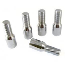 Vis de Roue Argentées à Empreinte Interne M12x1.5 (Pack de 20) 
