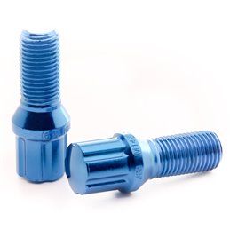 Blue JB1 Wheel Bolts M14x1.25 (Pack of 20)