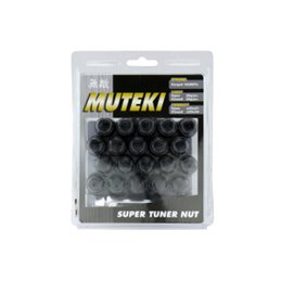 Ecrous MUTEKI 12x1.25 Fermés Noir