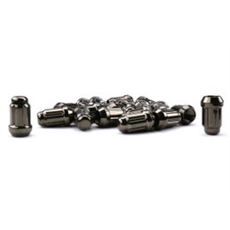 Ecrous MUTEKI 12x1.25 Fermés Noir Chrome