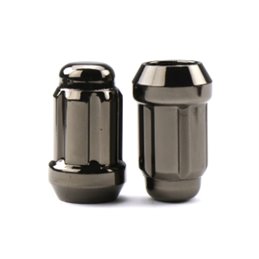 Ecrous MUTEKI 12x1.25 Fermés Noir Chrome