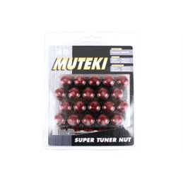 Ecrous MUTEKI 12x1.25 Fermés Rouge