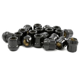 Ecrous MUTEKI 12x1.25 Ouverts Noir