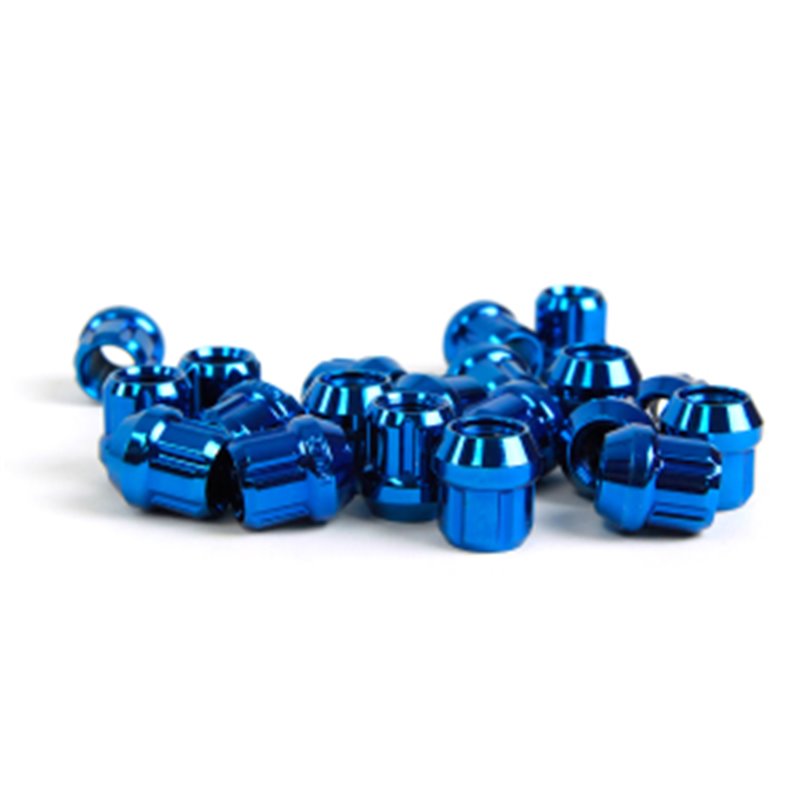 Ecrous MUTEKI 12x1.25 Ouverts Bleu