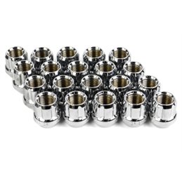 Ecrous MUTEKI 12x1.25 Ouverts Chrome