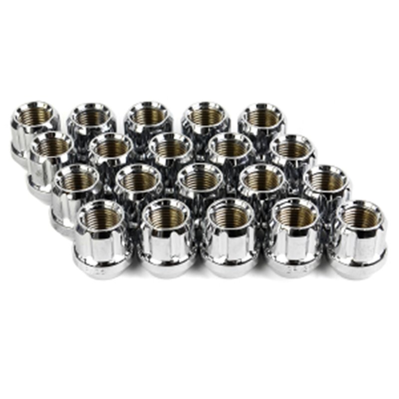 Ecrous MUTEKI 12x1.25 Ouverts Chrome