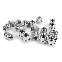 Ecrous MUTEKI 12x1.25 Ouverts Chrome