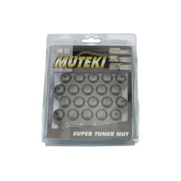 Ecrous MUTEKI 12x1.50 Fermés Noir
