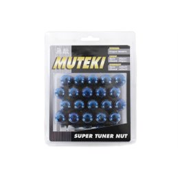 Ecrous MUTEKI 12x1.50 Fermés Bleu