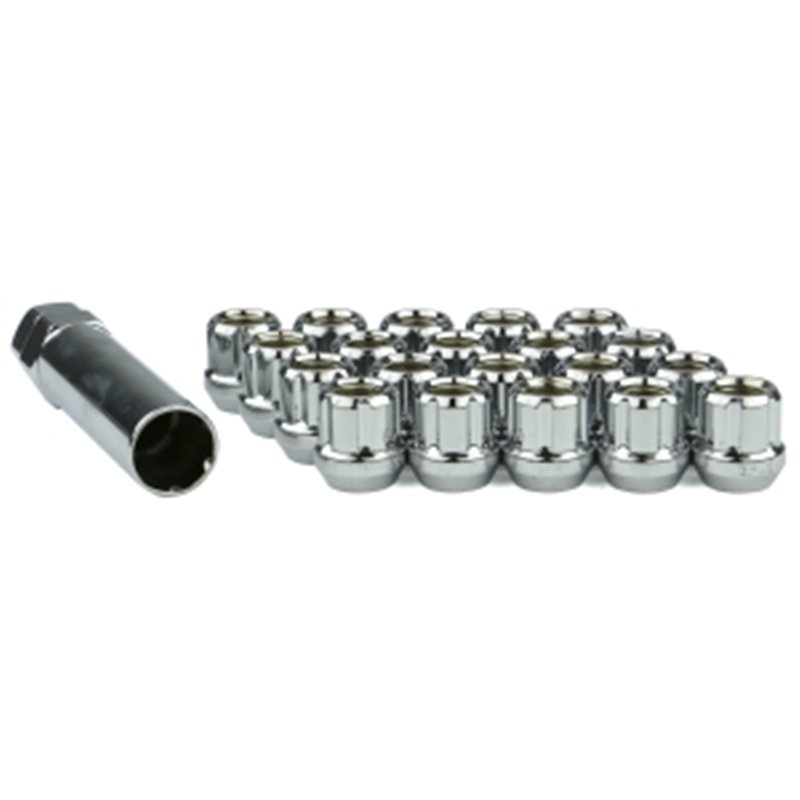 Ecrous MUTEKI 12x1.50 Ouverts Chrome