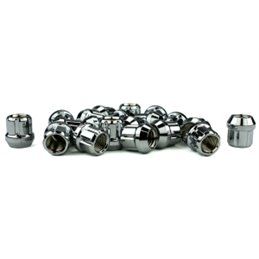 Ecrous MUTEKI 12x1.50 Ouverts Chrome