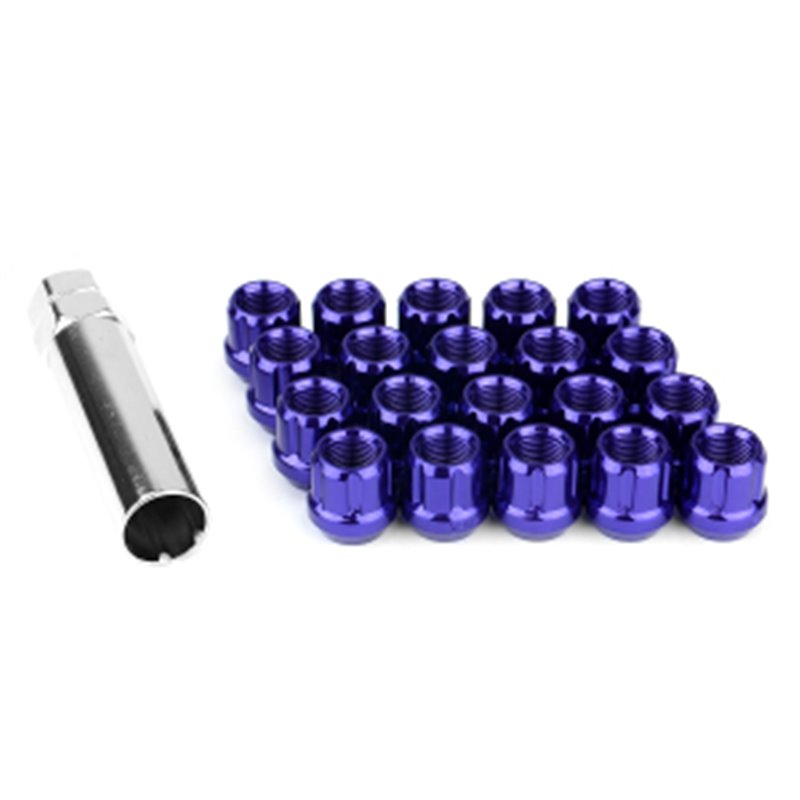 Ecrous MUTEKI 12x1.50 Ouverts Violet