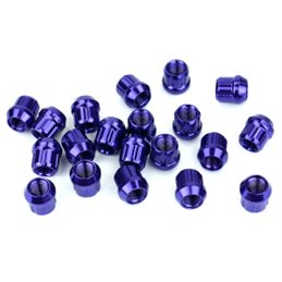 Ecrous MUTEKI 12x1.50 Ouverts Violet