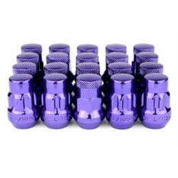 Ecrous SR35 MUTEKI Fermés Chrome Violet 35mm 12x1.50