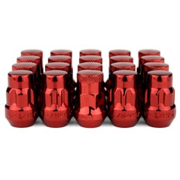 Ecrous SR35 MUTEKI Fermés Chrome Rouge 35mm 12x1.50