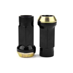 Muteki SR45R Black Open Ended Lug Nuts 12X1.25