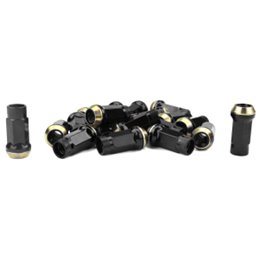 Muteki SR45R Black Open Ended Lug Nuts 12X1.25