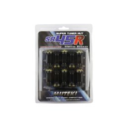 Muteki SR45R Black Open Ended Lug Nuts 12X1.25