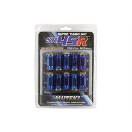 Ecrous SR45R MUTEKI Bleu Ouverts 12X1.25
