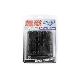Ecrous SR45R MUTEKI Kit 12X1.5 45mm Noir