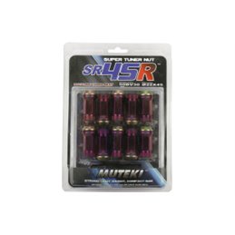 Ecrous SR45R MUTEKI Kit 12X1.5 45mm Burned Titanium