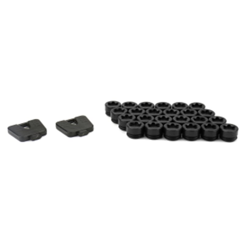 Ecrous SR45R MUTEKI Plastic Caps Noir