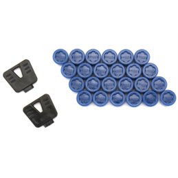 Ecrous SR45R MUTEKI Plastic Caps Bleu