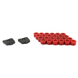 Ecrous SR45R MUTEKI Plastic Caps Rouge