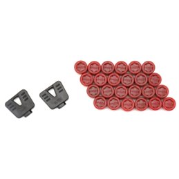 Ecrous SR45R MUTEKI Plastic Caps Rouge