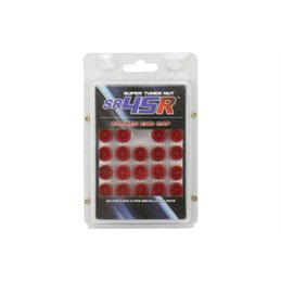 Ecrous SR45R MUTEKI Plastic Caps Rouge