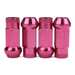 Ecrous SR48 MUTEKI Chrome Rose Ouverts 12X1.25
