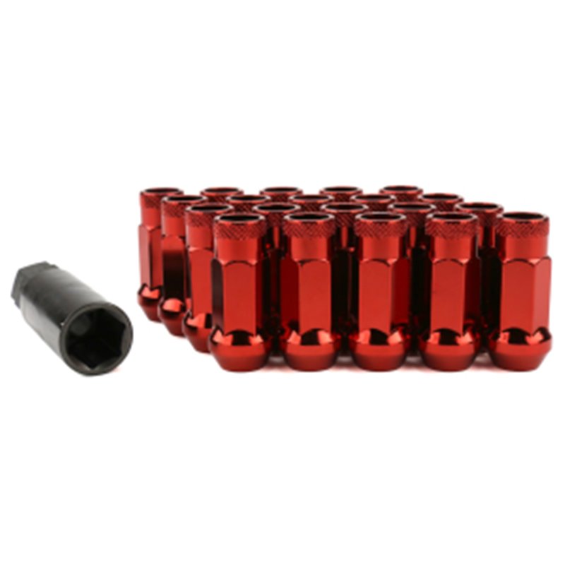 Ecrous SR48 MUTEKI Chrome Rouge Ouverts 12X1.50
