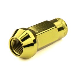 Ecrous SR48 MUTEKI Chrome Jaune Ouverts 12X1.25