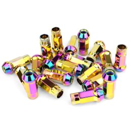 Ecrous SR48 MUTEKI Neo Chrome Ouverts 12X1.50