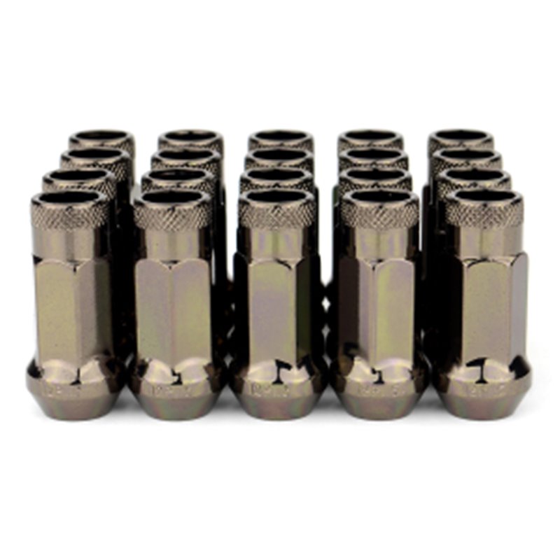 Ecrous SR48 MUTEKI Chrome Titanium Ouverts 12X1.50 