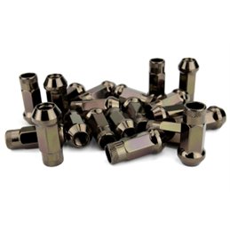 Ecrous SR48 MUTEKI Chrome Titanium Ouverts 12X1.50 