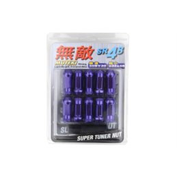 Ecrous SR48 MUTEKI Violet Ouverts 12X1.50