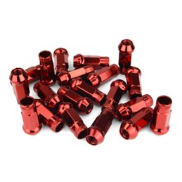 Ecrous SR48 MUTEKI Rouge Ouverts 12X1.25 