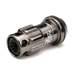 Ecrous R40 KICS Iconix Gunmetal et Antivol avec Capuchon Plastique Noir M12X1.50 16+4