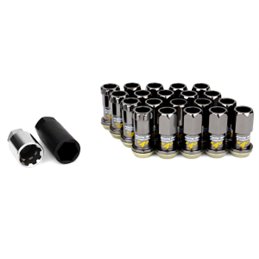 Ecrous R40 KICS Iconix Graphite et Antivol M12X1.50 16+4
