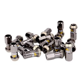 Ecrous R40 KICS Iconix Graphite et Antivol M12X1.50 16+4