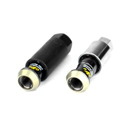 Ecrous R40 KICS Iconix Graphite et Antivol M12X1.50 16+4
