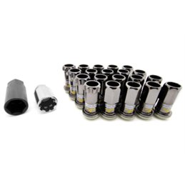 Ecrous R40 KICS Iconix Graphite et Antivol M12X1.25 16+4