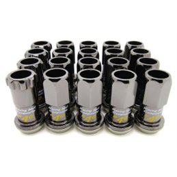 Ecrous R40 KICS Iconix Graphite et Antivol M12X1.25 16+4
