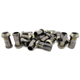 Ecrous R40 KICS Iconix Graphite et Antivol M12X1.25 16+4