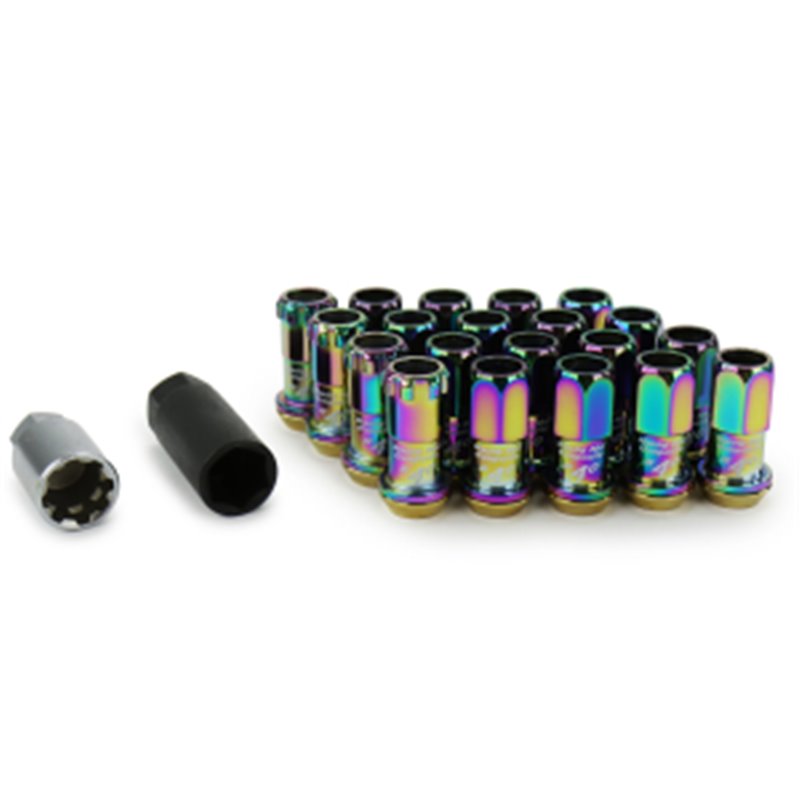 Ecrous R40 KICS Iconix Neo Chrome et Antivol M12X1.50 16+4