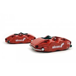 Kit Frein Arrière 4 Pistons ALCON 343mm Rouge (STI 2008+)